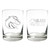 NCAA Boise State Broncos 2pc Rocks Glass Set