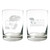 NCAA Kansas Jayhawks 2pc Rocks Glass Set