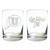 NCAA Utah Utes 2pc Rocks Glass Set