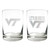 NCAA Virginia Tech Hokies 2pc Rocks Glass Set