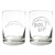 NFL Los Angeles Chargers 2pc Rocks Glass Set