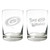 NHL Carolina Hurricanes 2pc Rocks Glass Set