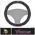 Minnesota Vikings Steering Wheel Cover  Viking Head Primary Logo and Wordmark Black