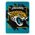 Jacksonville Jaguars Blanket 46x60 Micro Raschel Dimensional Design Rolled