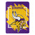 Minnesota Vikings Blanket 46x60 Micro Raschel Dimensional Design Rolled