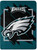 Philadelphia Eagles Blanket 46x60 Micro Raschel Dimensional Design Rolled