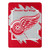 Detroit Red Wings Blanket 46x60 Micro Raschel Dimensional Design Rolled Special Order