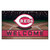 MLB - Cincinnati Reds Crumb Rubber Door Mat 18"x30"