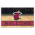 NBA - Miami Heat Crumb Rubber Door Mat 18"x30"