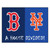 MLB House Divided - Red Sox / Mets House Divided Mat 33.75"x42.5"