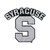 Syracuse Bling Decal "Block S 'Syracuse'" Logo