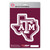 Texas A&M Aggies State Shape Decal "ATM" Logo / Shape of Texas