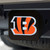 Cincinnati Bengals Color Hitch Cover - Black Striped B Priamry Logo Orange