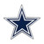 Dallas Cowboys Color Emblem Star Primary Logo Blue