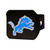 Detroit Lions Color Hitch Cover - Black "Lion" Logo Blue