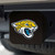 Jacksonville Jaguars Color Hitch Cover - Black Jaguar Head Primary Logo Teal