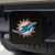 Miami Dolphins Color Hitch Cover - Black Dolphin Primary Logo Aqua