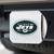 New York Jets Color Hitch Cover - Chrome Oval Jets Primary Logo Green