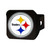 Pittsburgh Steelers Color Hitch Cover - Black Steeler Primary Logo White