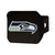 Seattle Seahawks Color Hitch Cover - Black Seahawk Primary Logo Blue