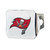 Tampa Bay Buccaneers Color Hitch Cover - Chrome Pirate Flag Primary Logo Red