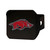 University of Arkansas Hitch Cover - Color on Black 3.4"x4"