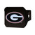 University of Georgia Hitch Cover - Color on Black 3.4"x4"