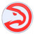 NBA - Atlanta Hawks Color Emblem  3.2"x3.2"