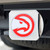 NBA - Atlanta Hawks Color Hitch Cover - Chrome 3.4"x4"