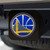 NBA - Golden State Warriors Hitch Cover - Color on Black 3.4"x4"