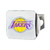 NBA - Los Angeles Lakers Color Hitch Cover - Chrome 3.4"x4"