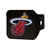 NBA - Miami Heat Hitch Cover - Color on Black 3.4"x4"