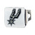 NBA - San Antonio Spurs Color Hitch Cover - Chrome 3.4"x4"