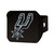 NBA - San Antonio Spurs Hitch Cover - Color on Black 3.4"x4"