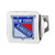 NHL - New York Rangers Color Hitch Cover - Chrome 3.4"x4"