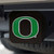 University of Oregon Hitch Cover - Color on Black 3.4"x4"
