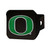 University of Oregon Hitch Cover - Color on Black 3.4"x4"