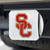 University of Southern California Color Hitch Cover - Chrome 3.4"x4"