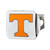 University of Tennessee Color Hitch Cover - Chrome 3.4"x4"