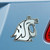 Washington State University Chrome Emblem 3"x3.2"
