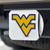 West Virginia University Color Hitch Cover - Chrome 3.4"x4"