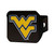 West Virginia University Hitch Cover - Color on Black 3.4"x4"