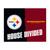 NFL House Divided - Steelers / Football Team House Divided Mat House Divided Multi
