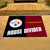 NFL House Divided - Steelers / Football Team House Divided Mat House Divided Multi