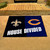 NFL House Divided - Saints / Bears House Divided Mat House Divided Multi