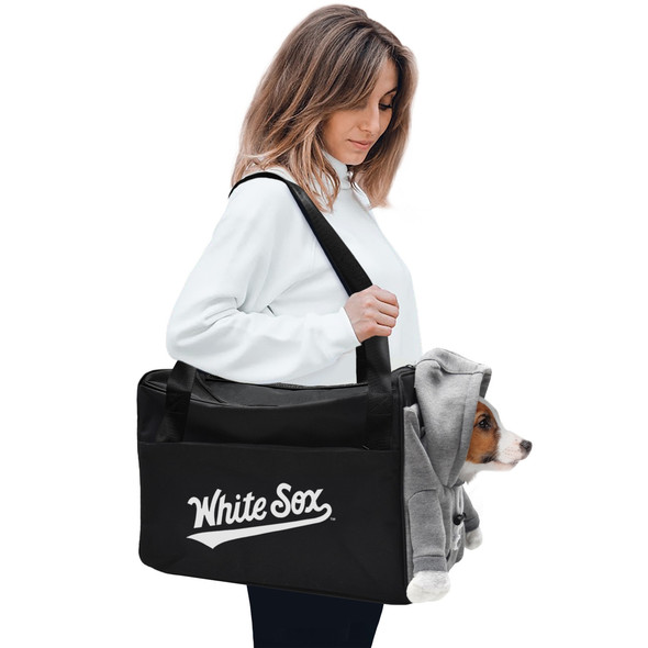 Chicago White Sox Furry Fan Pet Carrier
