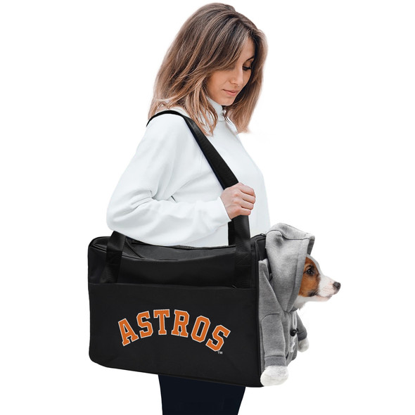 Houston Astros Furry Fan Pet Carrier
