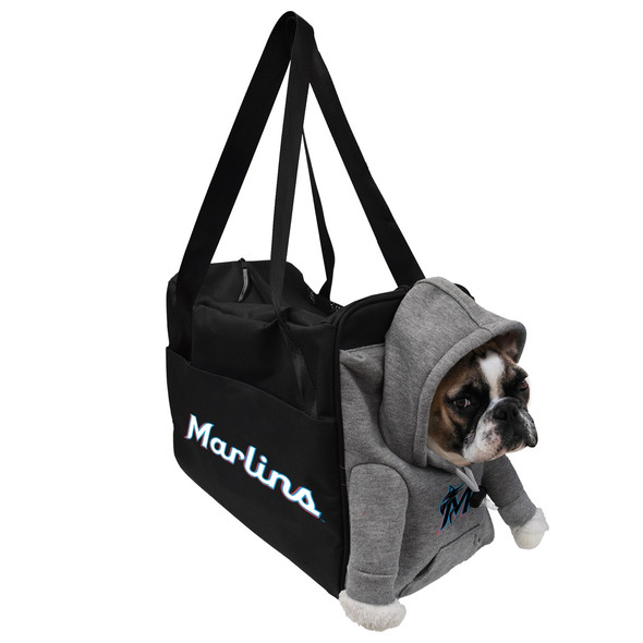 Miami Marlins Furry Fan Pet Carrier
