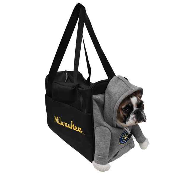 Milwaukee Brewers Furry Fan Pet Carrier