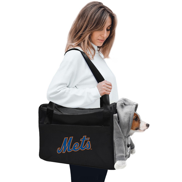 New York Mets Furry Fan Pet Carrier